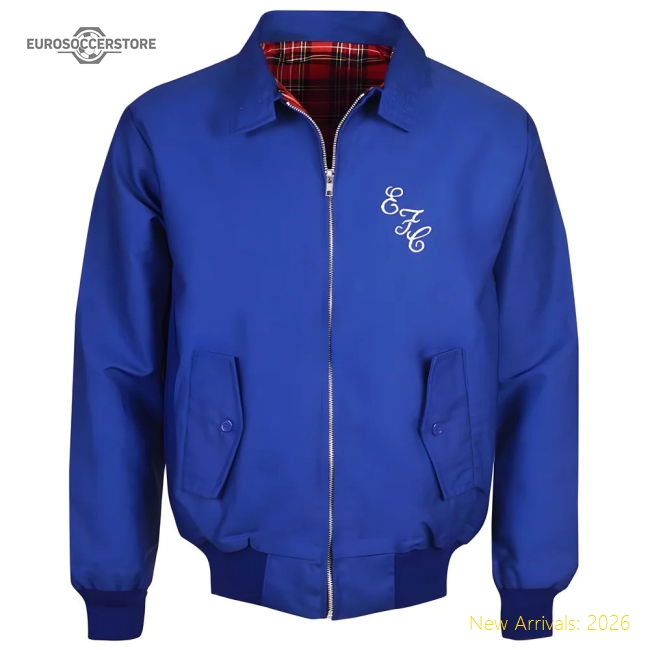 Everton Royal Harrington Jacket-Football Jersey Hub