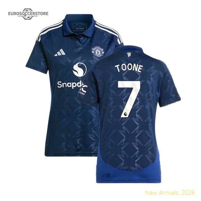 2024-2025 Man Utd Away Shirt (Womens) (Toone 7)-Football Jersey Hub