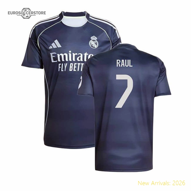 2025-2026 Real Madrid Away Shirt (Raul 7)-Football Shirts Shop