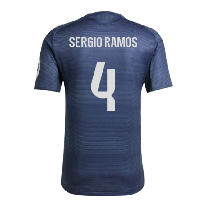 2025-2026 Real Madrid Authentic Away Shirt (Sergio Ramos 4)-Football Shirts Shop