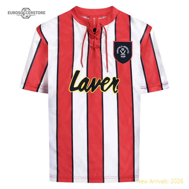 Sheffield United 1992 Retro Home Shirt-Vantage Point Soccer