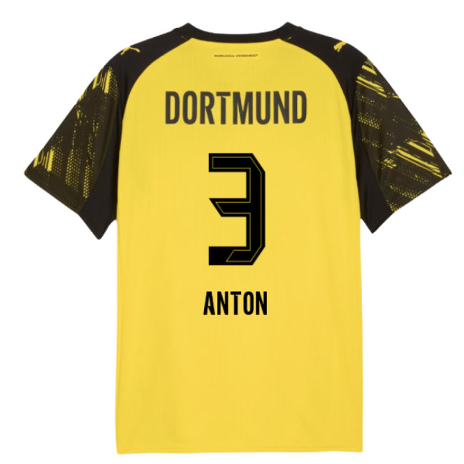 2025-2026 Borussia Dortmund Home Shirt (Anton 3)-Football Jersey Hub