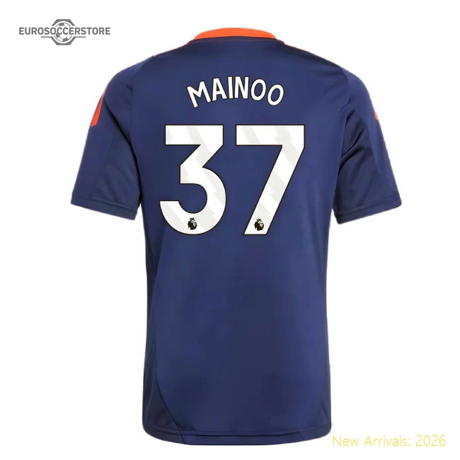 2024-2025 Man Utd Training Jersey (Night Indigo) - Kids (Mainoo 37)-Football Jersey Hub