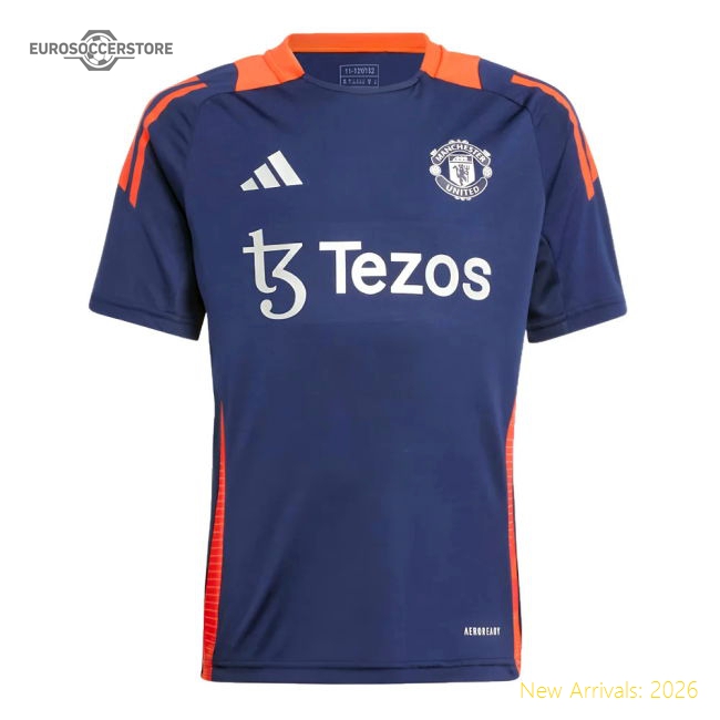 2024-2025 Man Utd Training Jersey (Night Indigo) - Kids (Rooney 10)-Football Jersey Hub