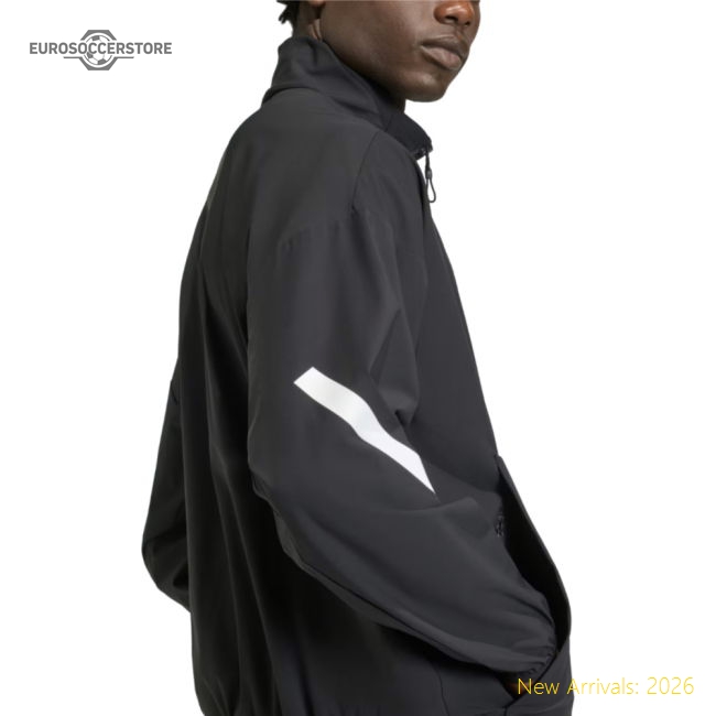 2025-2026 Man Utd Anthem Jacket (Black)-Football Jersey Hub