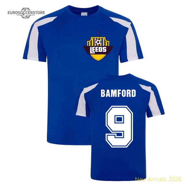 Patrick Bamford Leeds Sports Training (Blue) Training Version Jersey Match Day-PitchVibe Kits
