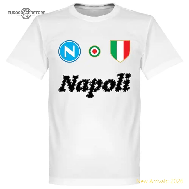Napoli Team T-Shirt - White-Vantage Point Soccer