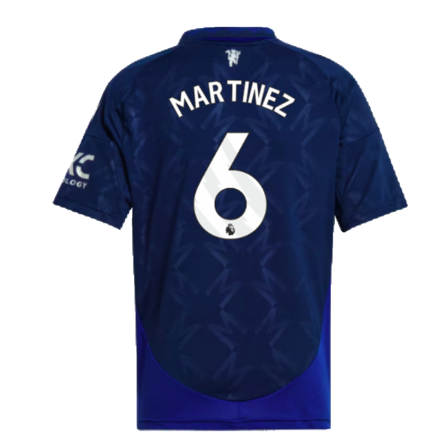 2024-2025 Man Utd Away Shirt (Kids) (Martinez 6)-Football Jersey Hub