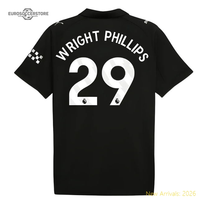2025-2026 Man City Away Shirt (Wright Phillips 29)-Football Jersey Hub
