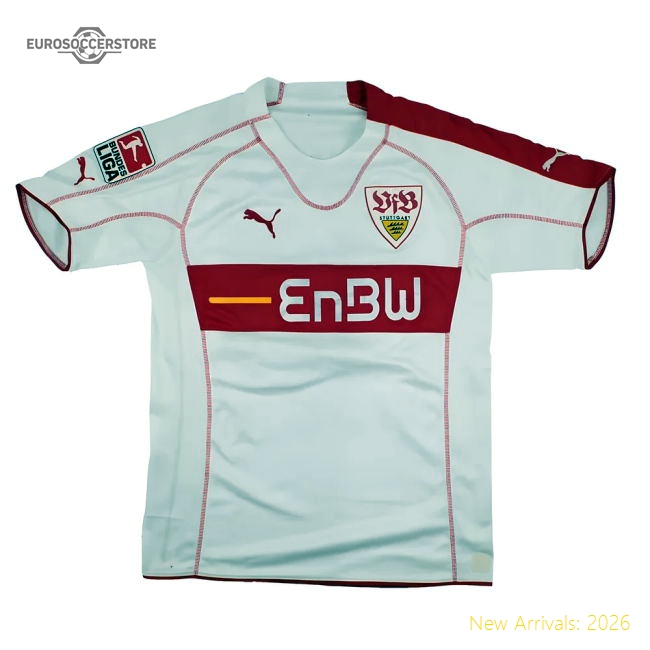 VFB Stuttgart 2005-06 Home Shirt (L) Tomasson #10 (Good)-PitchVibe Kits