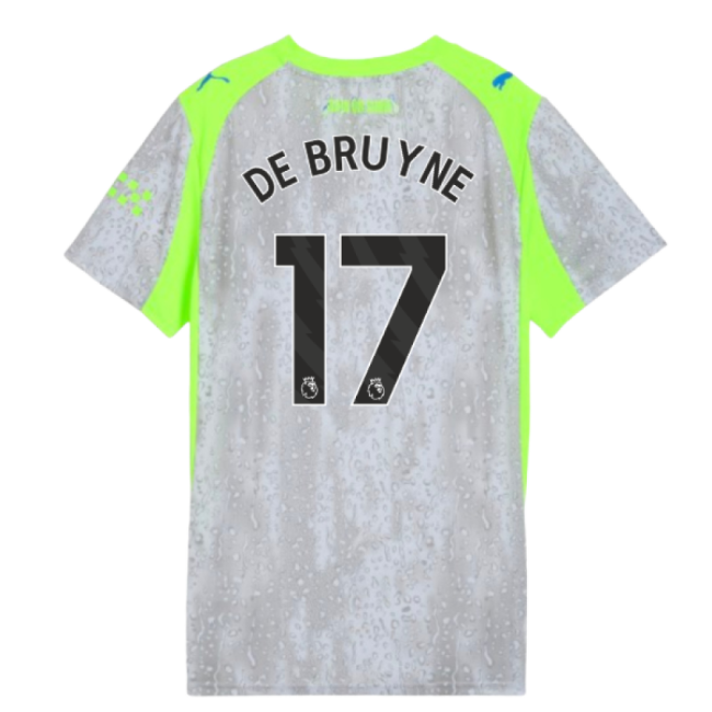 2025-2026 Man City Third Shirt (Womens) (De Bruyne 17)-Football Jersey Hub