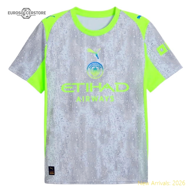 2025-2026 Man City Third Shirt (Kun Aguero 10)-Football Jersey Hub
