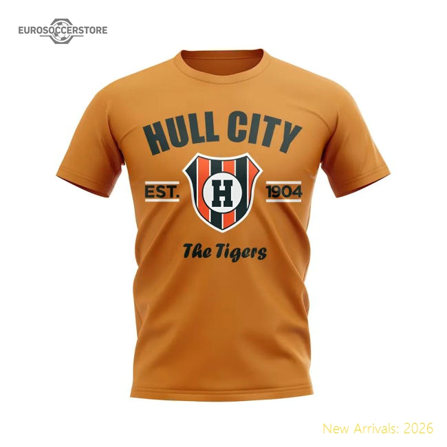 Hull City Established Football T-Shirt (Orange)-Vantage Point Soccer