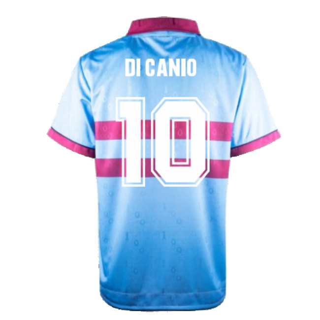 1995-1996 West Ham Away Retro Shirt (DI CANIO 10)-Vantage Point Soccer
