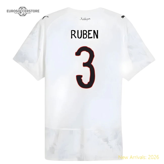2025-2026 KIDSUPER x Manchester City CWC Authentic Shirt (White) (Ruben 3)-Football Jersey Hub