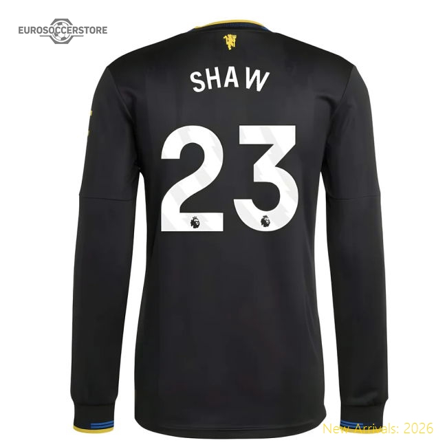2025-2026 Man Utd Authentic Long Sleeve Third Shirt (Shaw 23)-Football Jersey Hub