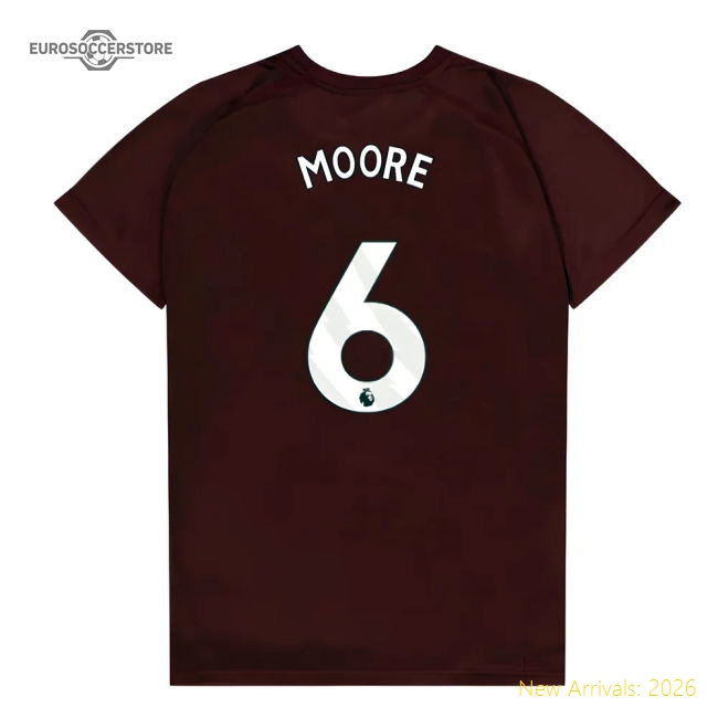 West Ham United Poly T-Shirt (Claret/Blue) - Kids (Moore 6)-Vantage Point Soccer