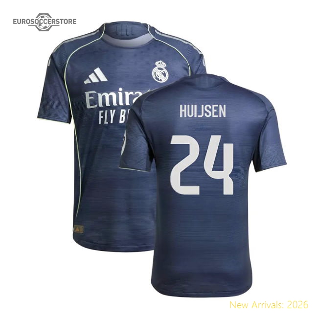 2025-2026 Real Madrid Authentic Away Shirt (Huijsen 24)-Football Shirts Shop