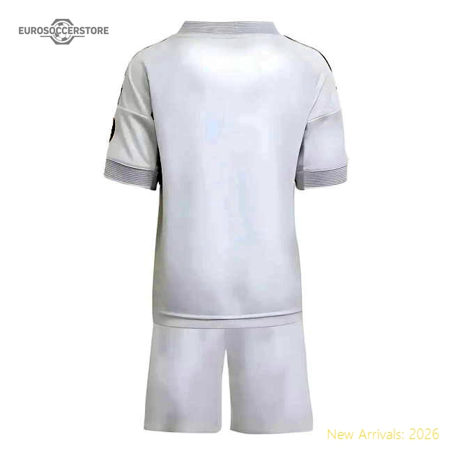 2025-2026 Real Madrid Home Mini Kit (Benzema 9)-Football Shirts Shop
