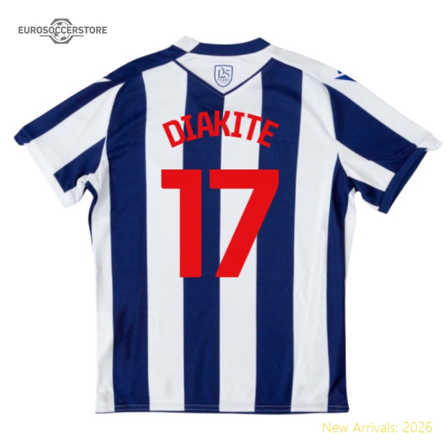West Brom Wba (Diakite 17) 2025-2026 Home Kids Kit Classic Game-PitchVibe Kits
