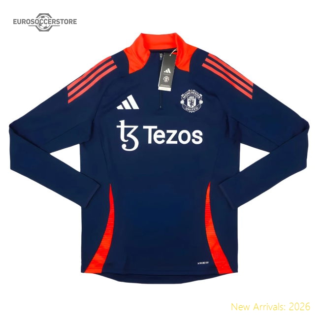 2024-2025 Man Utd Wind Top (Night Indigo)-Football Jersey Hub