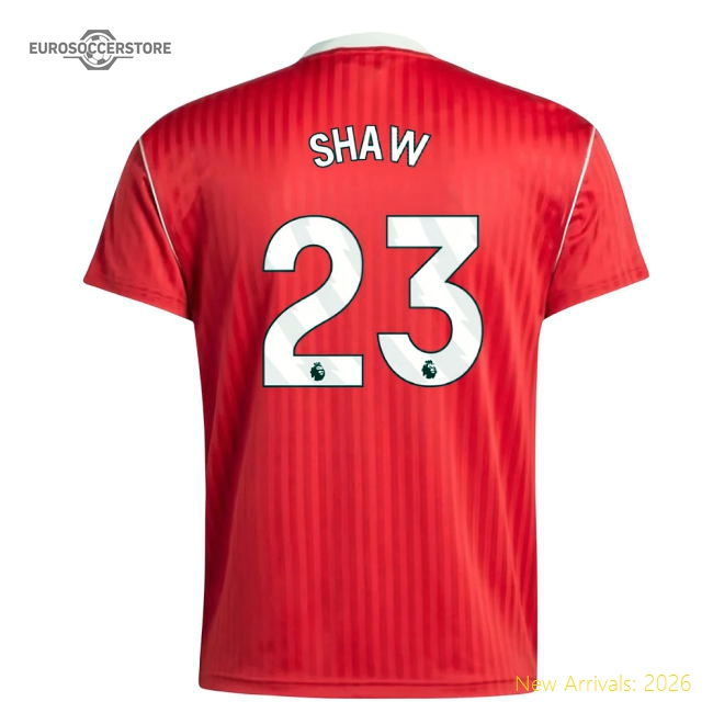 Manchester United Terrace Icons Shirt (Red) (Shaw 23)-Football Jersey Hub