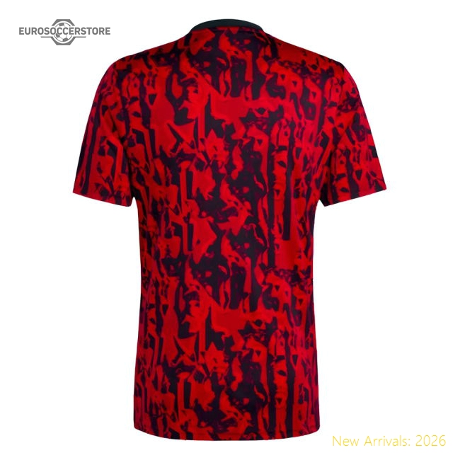 2023-2024 Man Utd Pre-Match Shirt (Red)-Football Jersey Hub