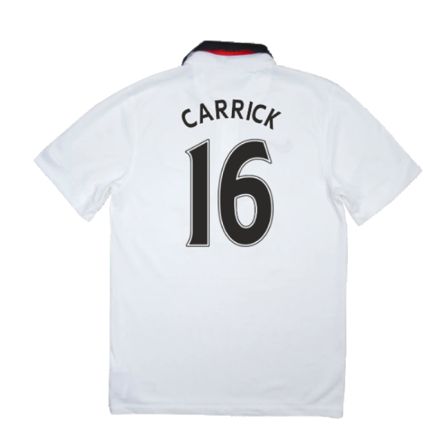 Manchester United 2014-15 Away Shirt (Very Good) (Carrick 16)-Football Jersey Hub
