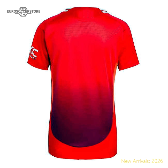 2024-2025 Man Utd Authentic Home Shirt (Womens)-Football Jersey Hub