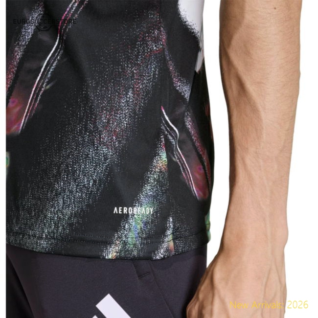 2025-2026 Man Utd Pre Match Shirt (Black)-Football Jersey Hub