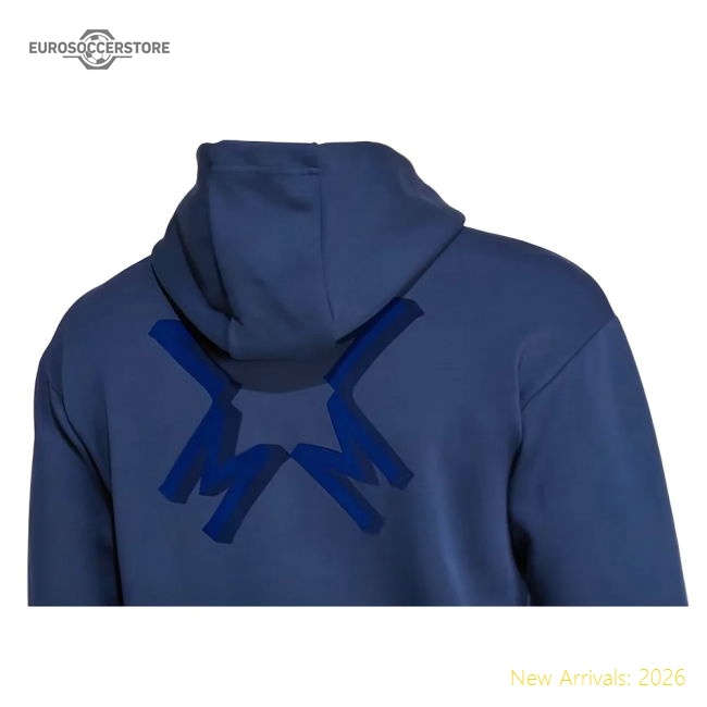 2024-2025 Man Utd Seasonal Doubleknit Hoody (Night Indigo)-Football Jersey Hub