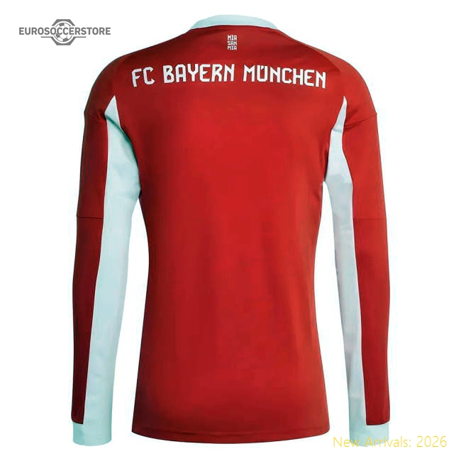 2025-2026 Bayern Munich Long Sleeve Home Shirt (Beckenbauer 5)-PitchVibe Kits