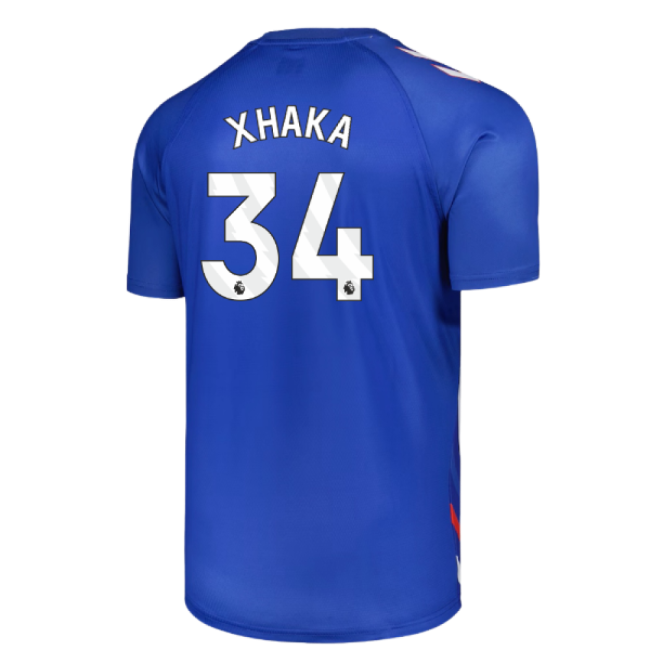 2025-2026 Sunderland Away Pre-Match Jersey (Blue) - Kids (Xhaka 34)-Football Shirts Shop