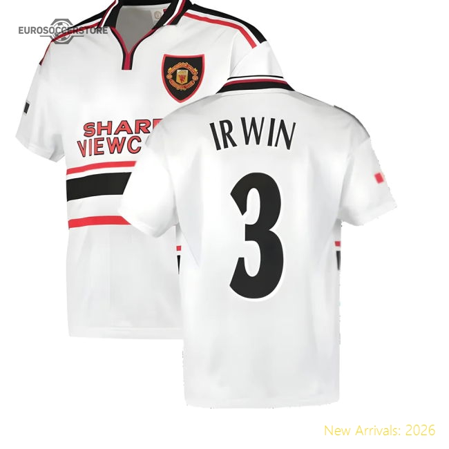 1999 Manchester United Away Football Shirt (IRWIN 3)-Football Jersey Hub