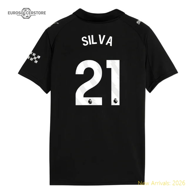 2025-2026 Man City Away Mini Kit (Silva 21)-Football Jersey Hub