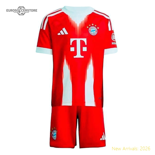 2025-2026 Bayern Munich Home Mini Kit (Luis Diaz 14)-PitchVibe Kits