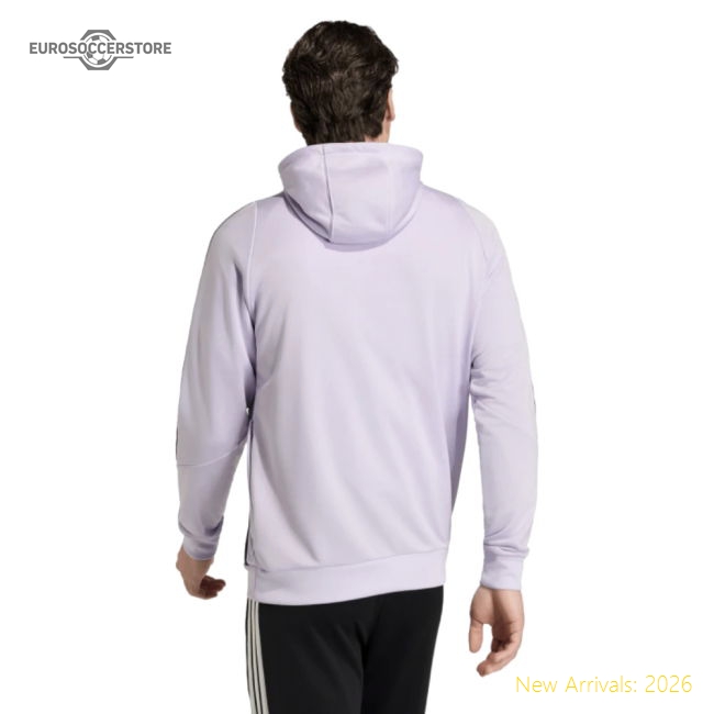 2025-2026 Man Utd Training Hoody (Purple Tint)-Football Jersey Hub