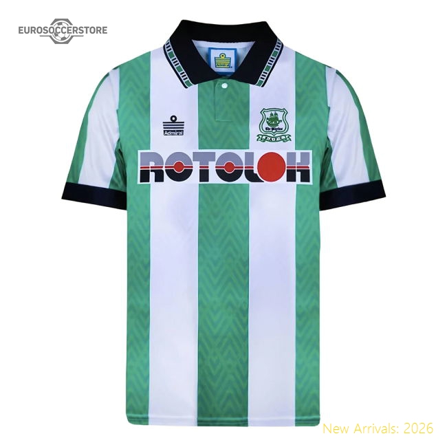 Plymouth Argyle 1992 Admiral Home Shirt-Vantage Point Soccer