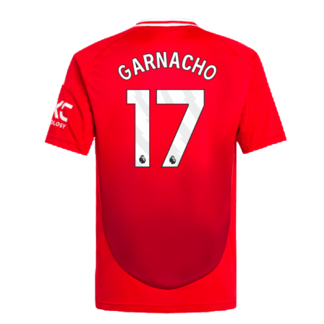 2024-2025 Man Utd Home Mini Kit (Garnacho 17)-Football Jersey Hub