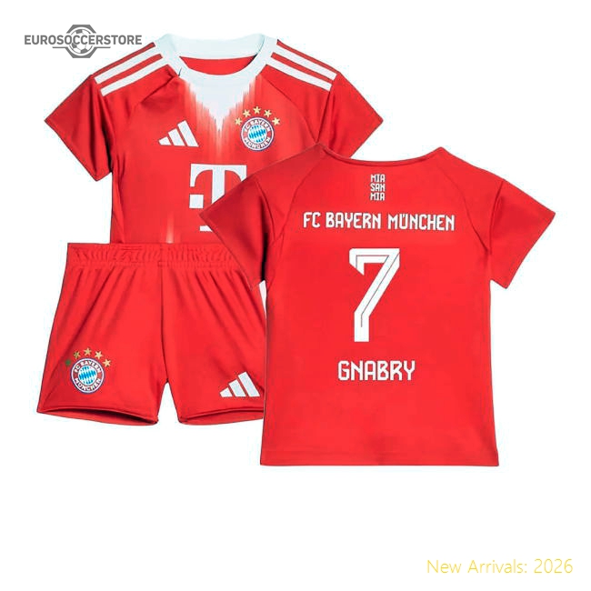 2025-2026 Bayern Munich Home Baby Kit (Gnabry 7)-PitchVibe Kits