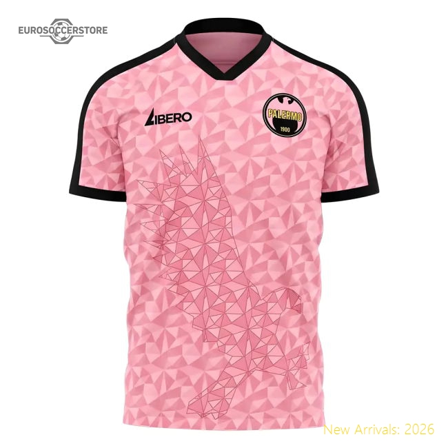 Palermo 2025-2026 Home Concept Football Kit (Libero) - Baby-Vantage Point Soccer
