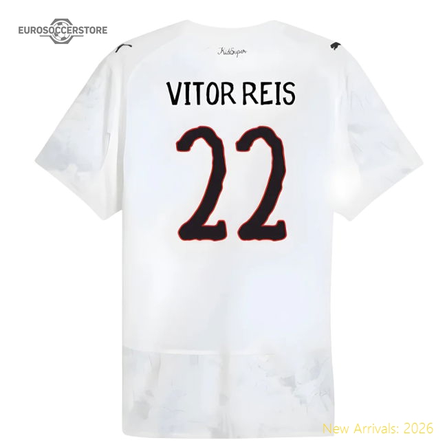 2025-2026 KIDSUPER x Manchester City CWC Authentic Shirt (White) (Vitor Reis 22)-Football Jersey Hub