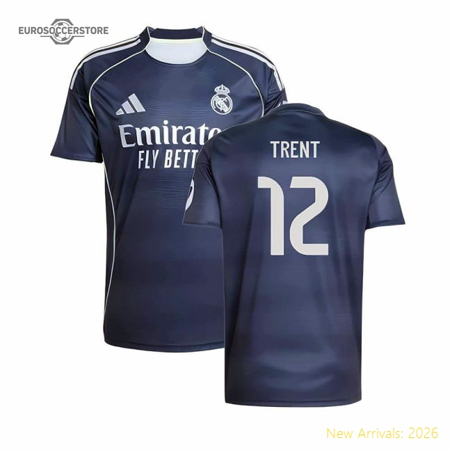 2025-2026 Real Madrid Away Shirt (Trent 12)-Football Shirts Shop