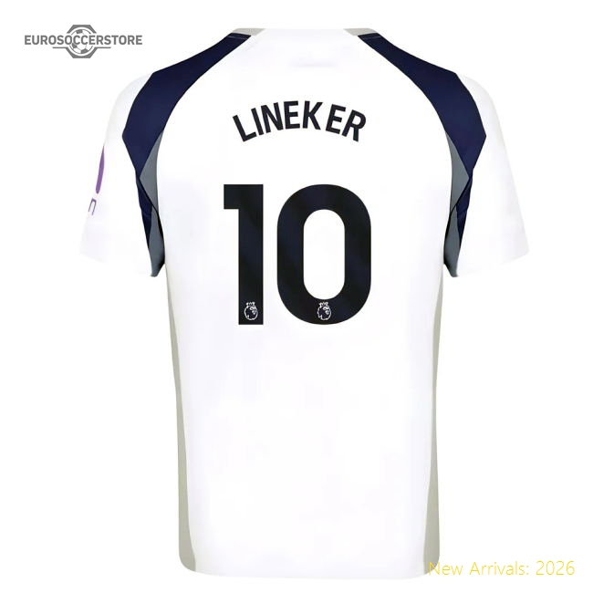 Tottenham Hotspur (Lineker 10) 2025-2026 Home Shirt Premium Team-PitchVibe Kits
