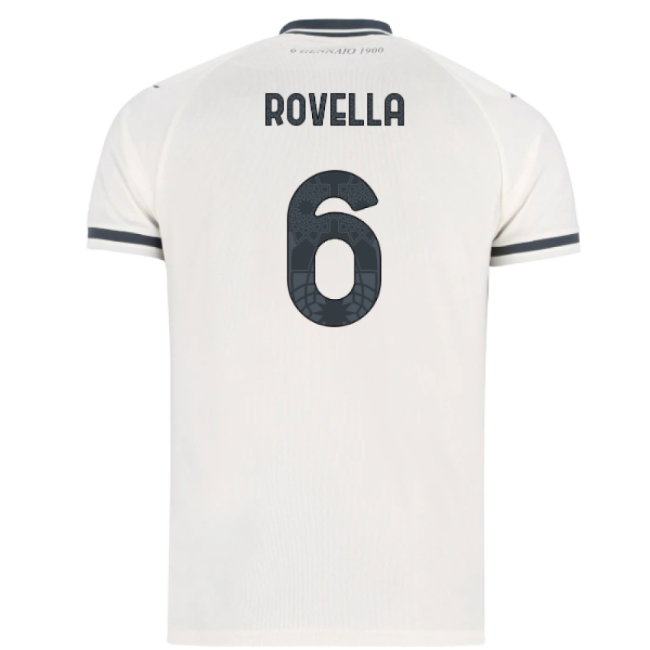 2025-2026 Lazio Away Shirt - Kids (Rovella 6)-Vantage Point Soccer