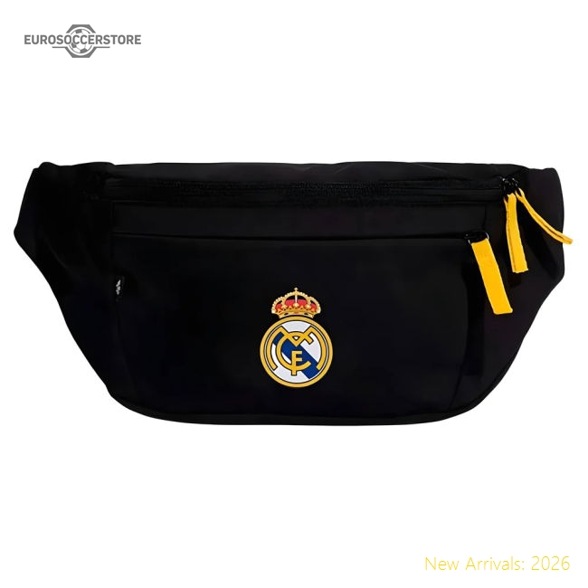 2025-2026 Real Madrid Waist Bag (Black)-BuySoccerJersey Hub