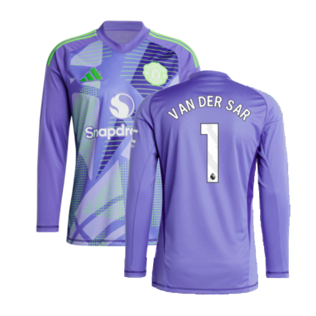 2024-2025 Man Utd Home LS Goalkeeper Shirt (Purple) (Van Der Sar 1)-Football Jersey Hub