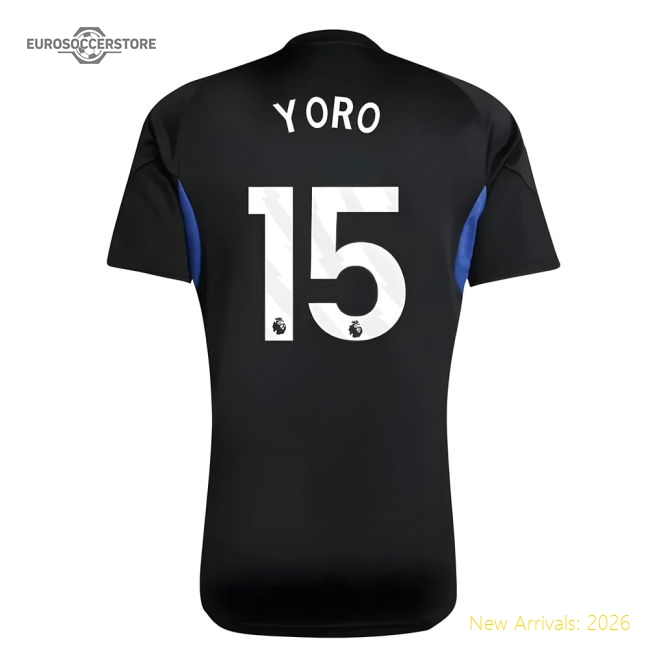 2025-2026 Man Utd EU Training Jersey (Black) - Kids (Yoro 15)-Football Jersey Hub