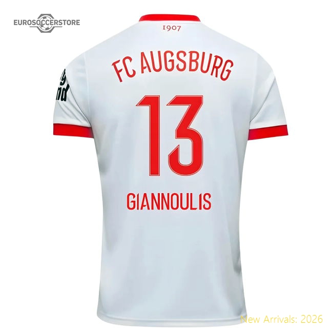 Fc Augsburg 2025-2026 Home Kit Football Football Top For Diehard Footbal-Jersey Chest: 2026 World Cup Soccer Kits