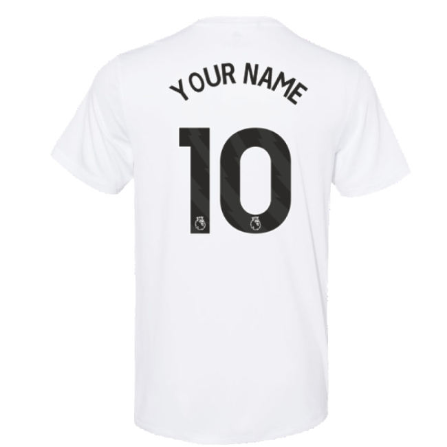 2023-2024 Man Utd Training Tee (White) (Your Name)-Football Jersey Hub